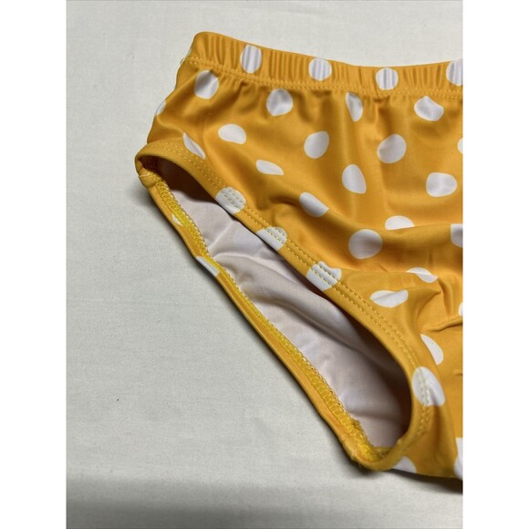 Younger Tree Size 2T-3T Yellow White Polka Dot 2 Piece Swimsuit - NWT - Picture 6 of 11